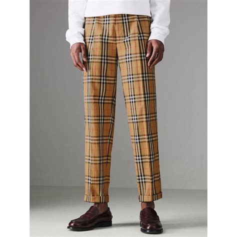 burberry mens pants|burberry trousers men's vintage.